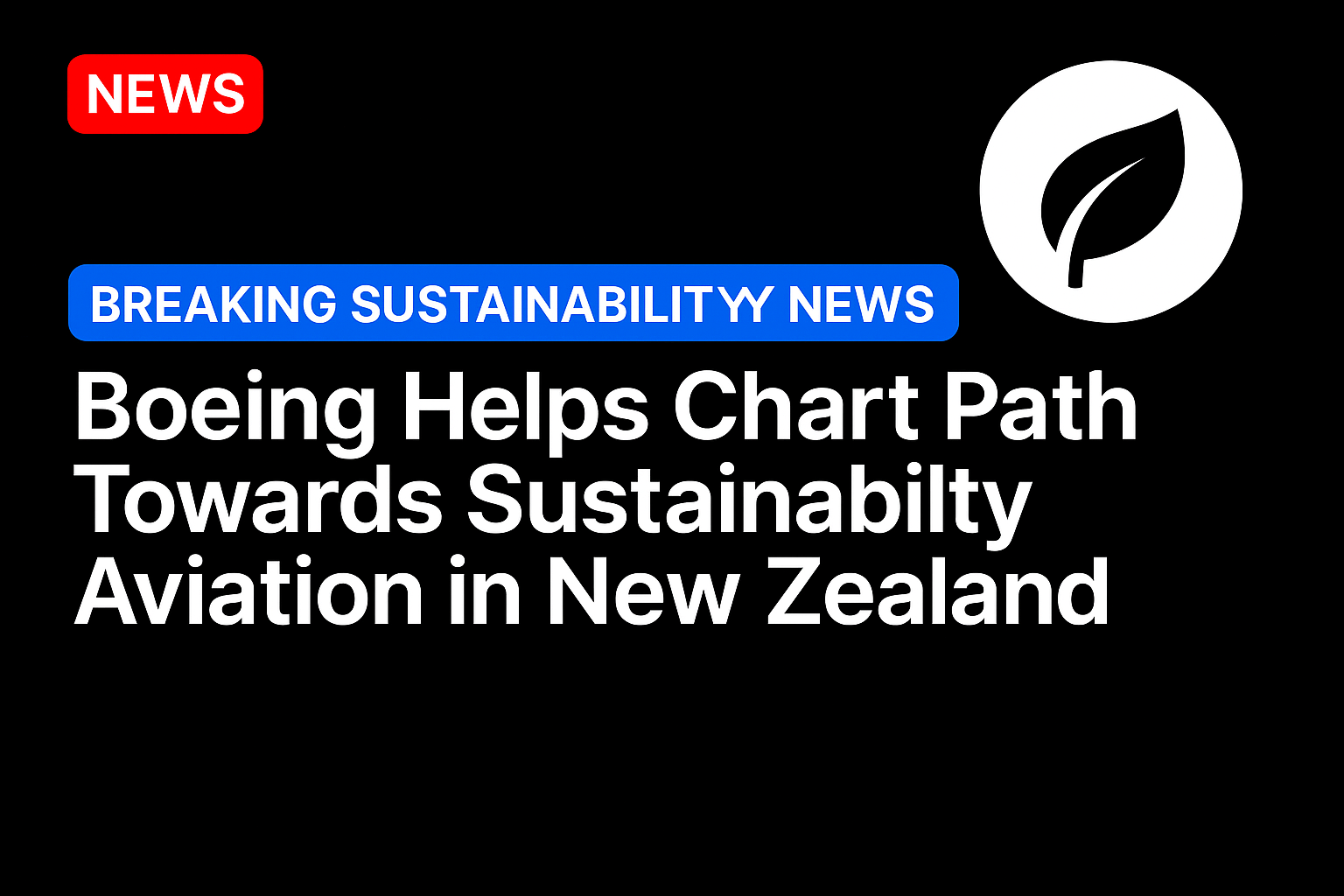 Boeing helps chart path towards sustainable aviation in New Zealand