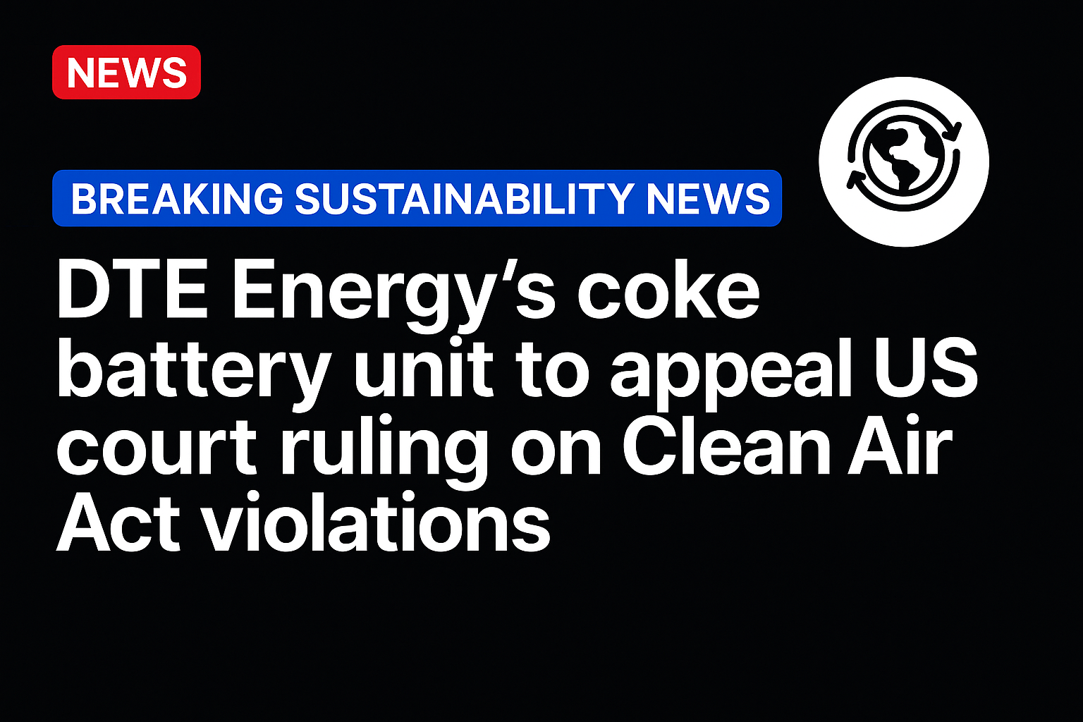 DTE Energy’s coke battery unit to appeal US court ruling on Clean Air Act violations