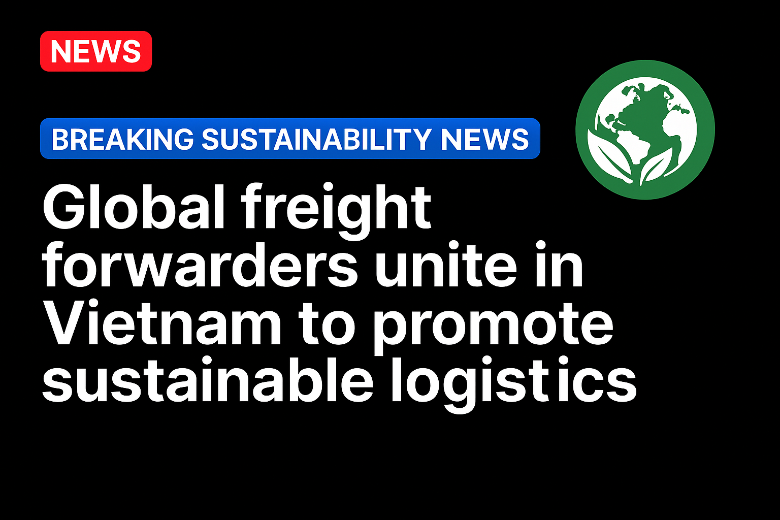 Global freight forwarders unite in Vietnam to promote sustainable logistics