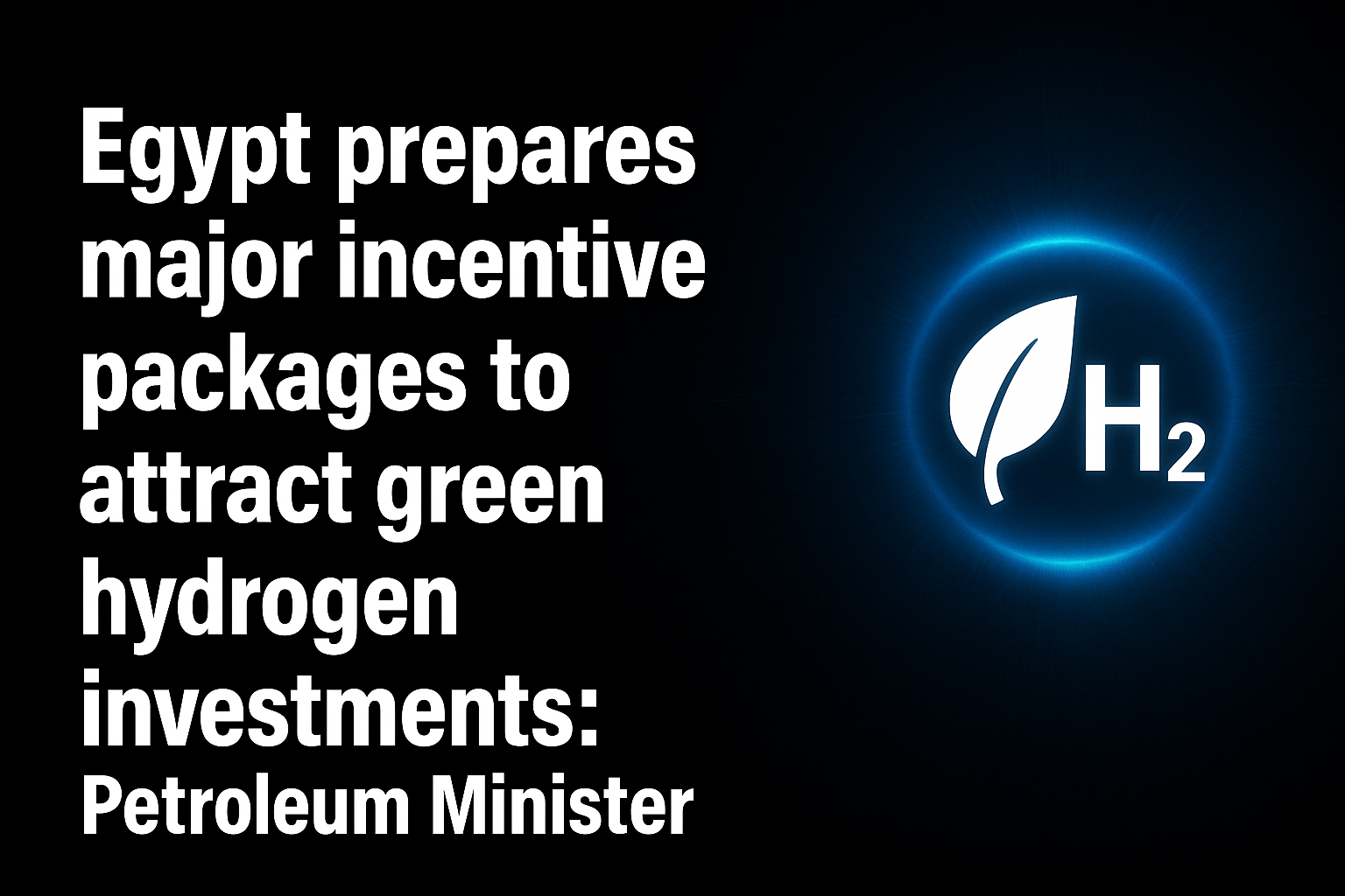 Egypt prepares major incentive packages to attract green hydrogen investments: Petroleum Minister