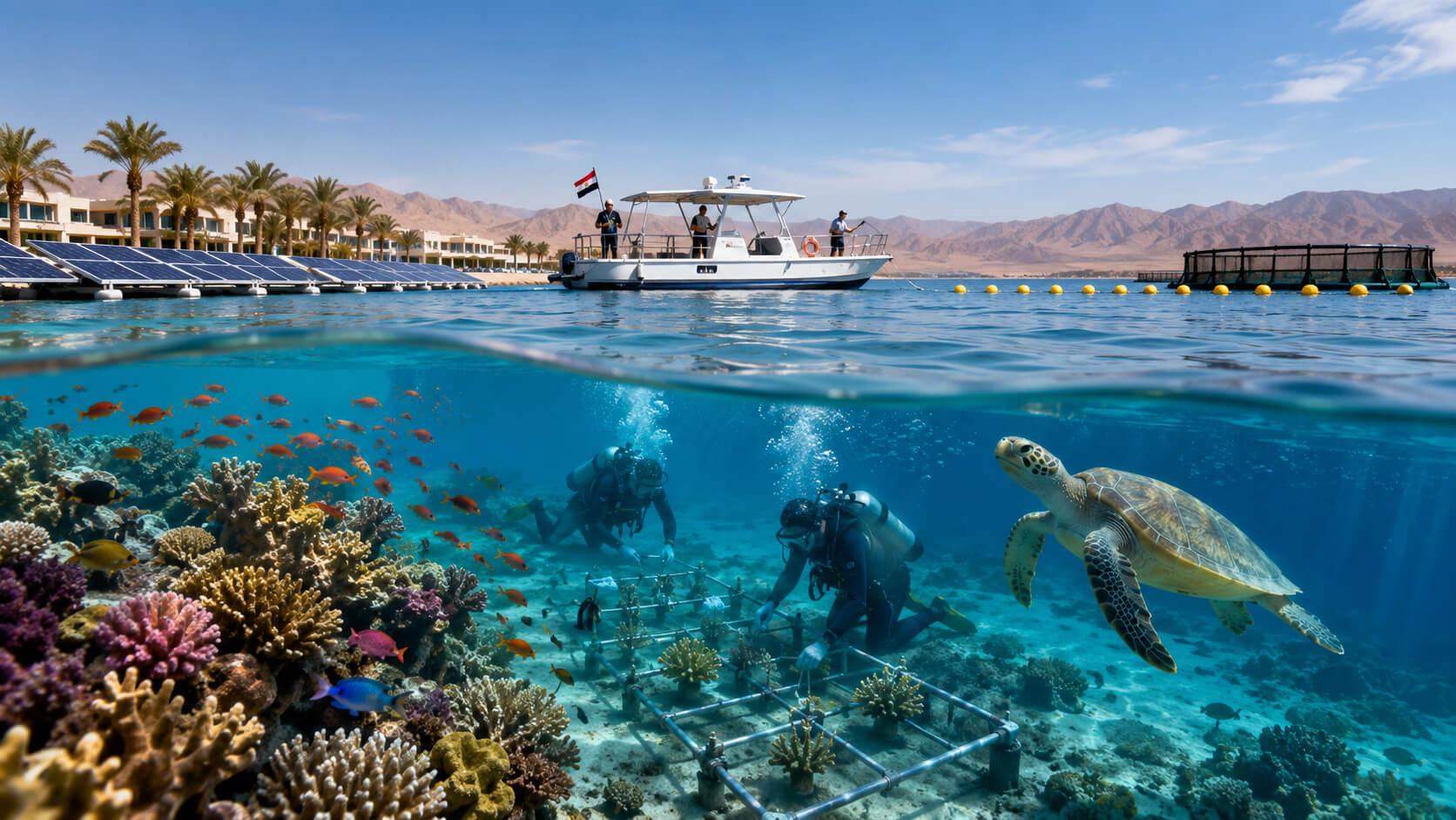 Egypt Reviews Red Sea Sustainable Blue Economy Projects as Marine Conservation Takes Center Stage