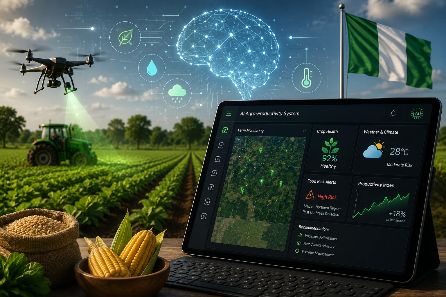 Nigeria Launches AI Agro-Productivity System to Track Farms, Food Risks and Climate Pressure