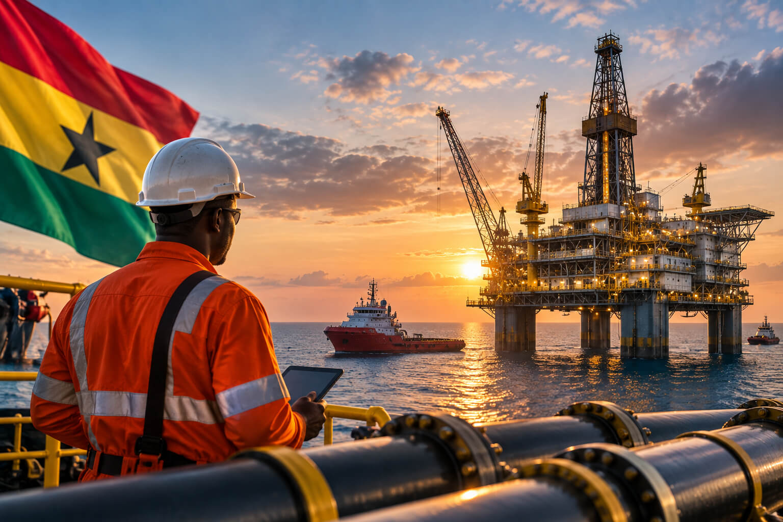 Ghana Courts Shell and Chevron With New Terms for Deepwater Oil Investment