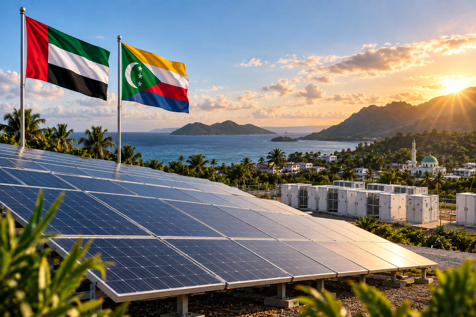 UAE-Backed Solar Plants Bring 20MW of Clean Power to Comoros